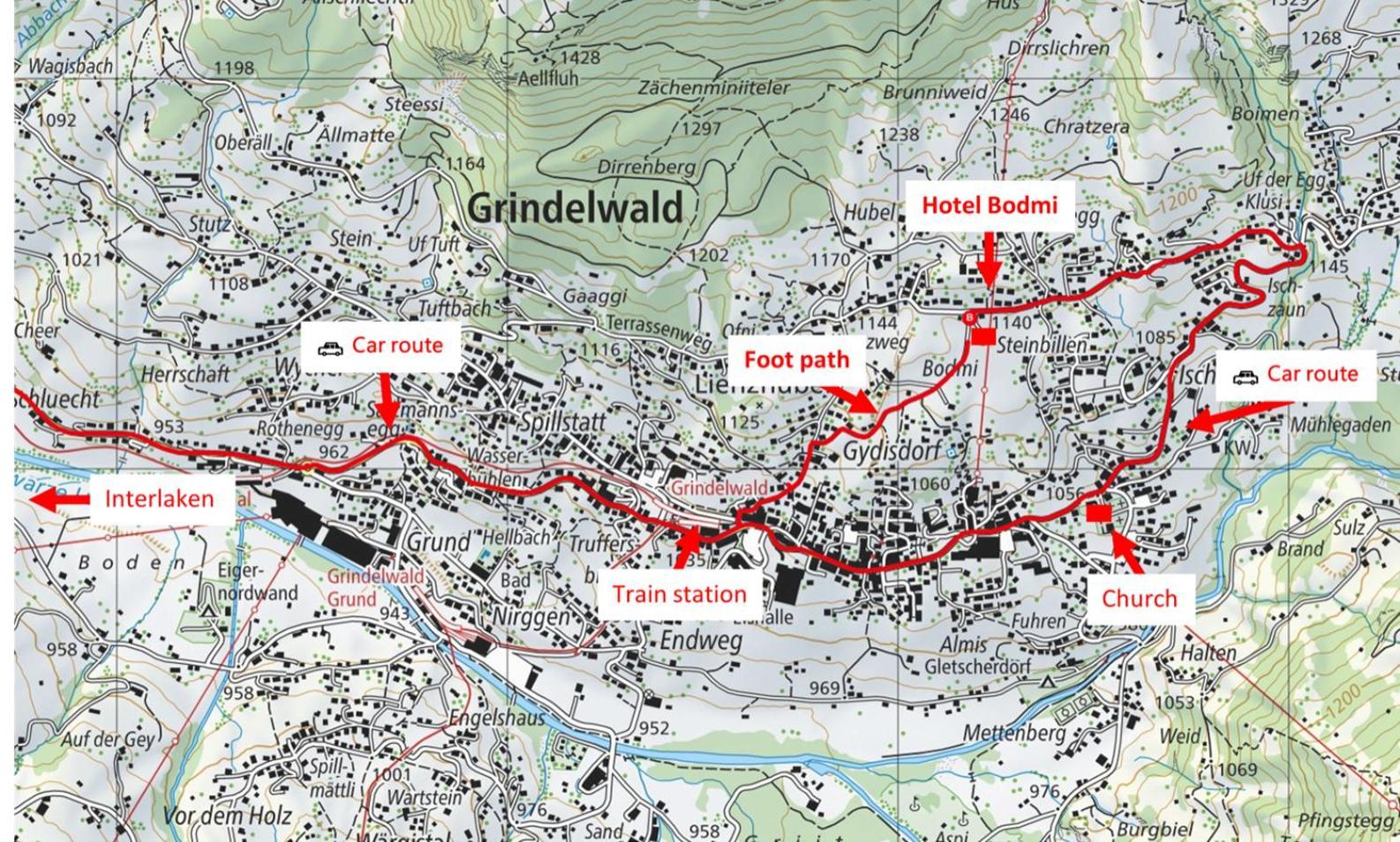 Das BODMI Grindelwald Exterior foto